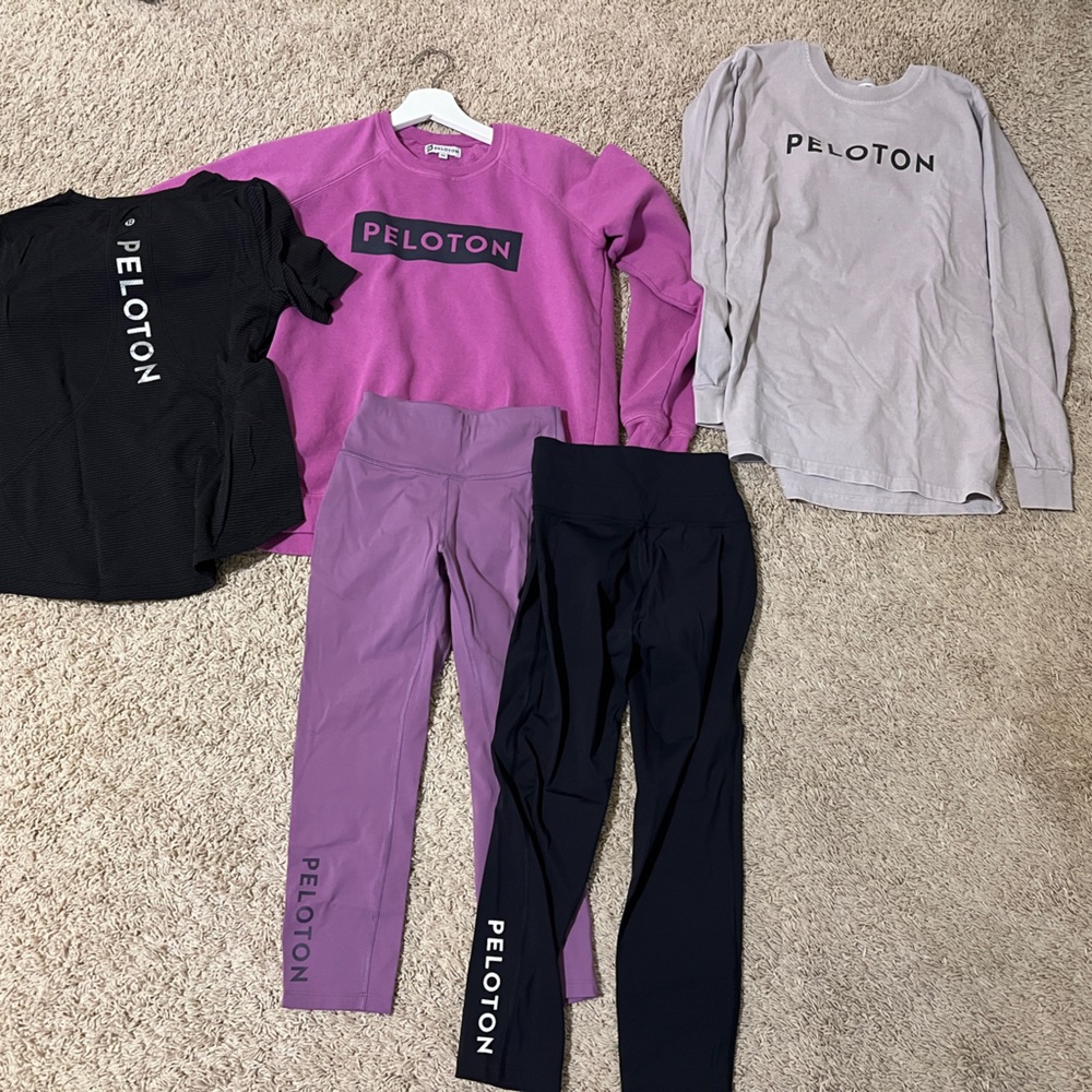 Peloton clothing bundle size XS
